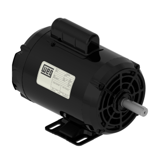1 HP - 3600 RPM - 56H Frame - Single Phase - 115/208-230 Volts - Rolled Steel - TEFC - Foot Mount - General Purpose Motor