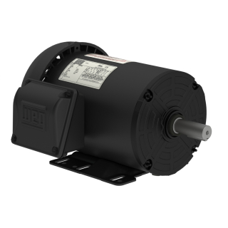 1 HP - 3600 RPM - 145T Frame - Three Phase - 230/460 Volts - Rolled Steel - TEFC - Foot Mount - General Purpose Motor