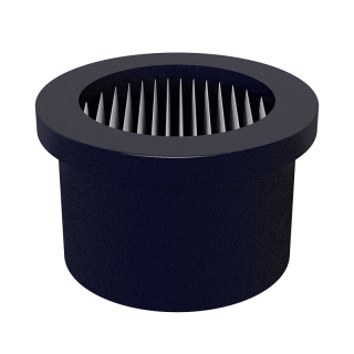 1"H x 1.55"OD - 10 Micron - Hockey Puck - Polyester - Air Filter Element