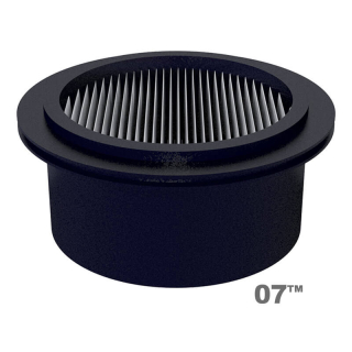 1.37"H x 3"OD - 10 Micron - Hockey Puck - Polyester - Air Filter Element