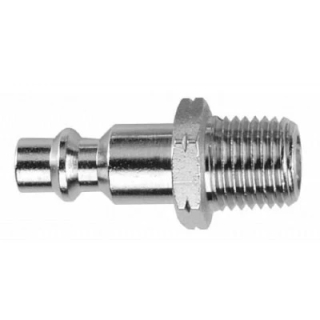 1/4" Plug x 1/4" Ml NPTF - Stainless Steel - Industrial QD Coupler