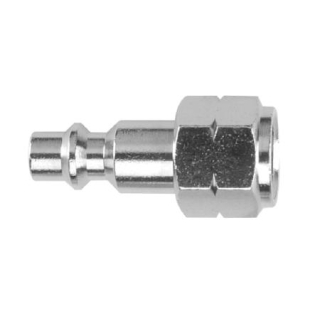 1/4" Plug x 1/4" Fm NPTF - Hardened Steel - Industrial QD Coupler