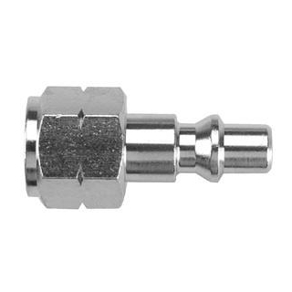 1/4" Plug x 1/4" Fm NPTF - Hardened Steel - ARO QD Coupler