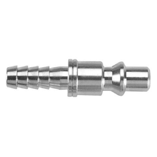 1/4" Plug x 1/2" Barb - Nickel-Plated Brass - ARO QD Coupler