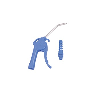 8mm OD Tube x 1/4" BSPT - Blue - Medium Nozzle - Air Blow Gun