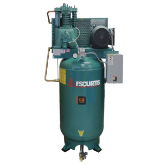 7.5 HP - 28.7 CFM - 230/1 Voltage - 80 Gallon Tank - Vertical - CA Ultrapack - Reciprocating Air Compressor