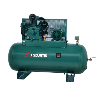 5 HP - 18.5 CFM - 230/1 Voltage - 80 Gallon Tank - Horizontal - CA Standard - Reciprocating Air Compressor