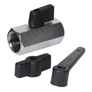 Mini Ball Valve w/ Handle Pkg