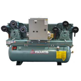 0.75 (x2) HP - 2.1 (x2) CFM - 115/1 Voltage - 30 Gallon Tank - Duplex - CC Series - Reciprocating Air Compressor