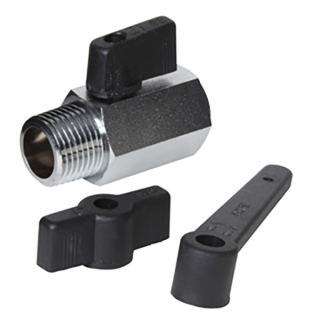 Mini Ball Valve w/ Handle Pkg