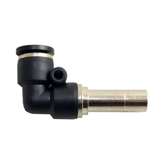 3/8" x 1/4" OD Tube - Elbow Plug In Reducer - Push to Connect Fitting