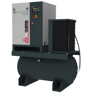 5 HP - 12.2 CFM - 230/1 Voltage - 80 Gallon Tank - ES Ultrapack - Oil-Free Scroll Air Compressor