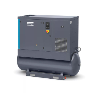 15 HP - 52.8 CFM - (208-230/460)/3 Voltage - 120 Gallon Tank - Horizontal - G11 Pack w/ Aftercooler - Rotary Screw Compressor Air Compressor
