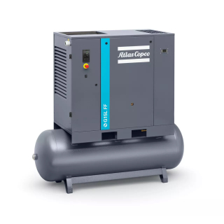 20 HP - 78 CFM - (208-230/460)/3 Voltage - 132 Gallon Tank - Horizontal - G15L Pack - Rotary Screw Compressor Air Compressor