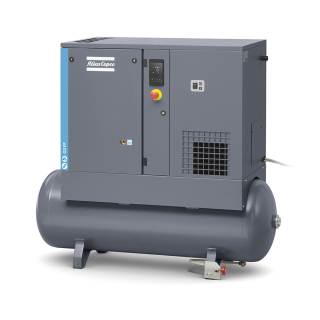 3 HP - 9.8 CFM - 230/1 Voltage - 53 Gallon Tank - Horizontal - G2 Full Featured - Rotary Screw Compressor Air Compressor