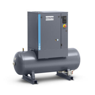 3 HP - 9.8 CFM - 230/1 Voltage - 53 Gallon Tank - Horizontal - G2 Pack - Rotary Screw Compressor Air Compressor