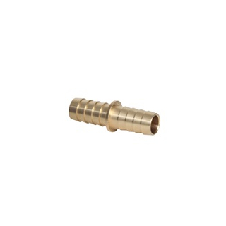 3/16" ID Tube - Straight Union - Hose Barb - Brass