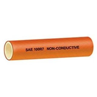 1/2" ID - SAE 100R7 - Orange - By The Foot - Nonconductive - Thermoplastic Hose