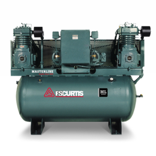 7.5 HP - 28.7 CFM - 230/1 Voltage - 80 Gallon Tank - Horizontal - ML Standard - Reciprocating Air Compressor