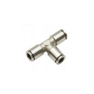 1/2" x 1/4" OD Tube - Tee Reducer - Metallic - Push to Connect Fitting