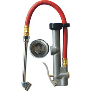 Inflator with Dual Foot Air Chuck and Built-In Sight Gauge 10-120 psi