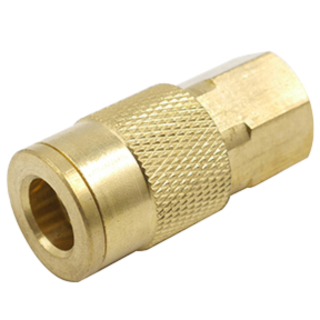Industrial Interchange Coupler 1/4" FPT Brass Body 300 psi