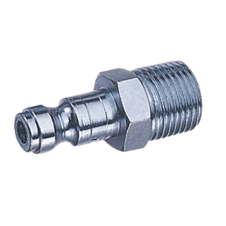 Automotive Interchange Plug 1/4" MPT Steel Body 300 psi