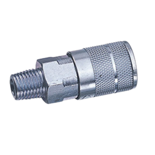 Automotive Interchange Coupler 1/4" MPT Steel Body 300 psi