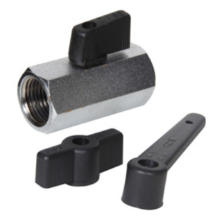 1/2" FPT Mini Ball Valve w/Handle Pkg 450 PSI 150 WSP