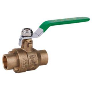 1" C x C Lead Free Brass Ball Valve 600 PSI CWP 150 WSP