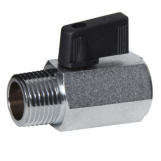1/2" MPT x FPT Lead Free Mini Ball Valve 450 PSI CWP 150 WSP