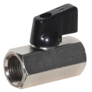 1/2" FPT Mini Ball Valve 600 PSI CWP 150 WSP