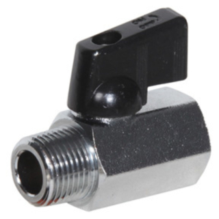 1/2" MPT x FPT Mini Ball Valve 600 PSI CWP 150 WSP