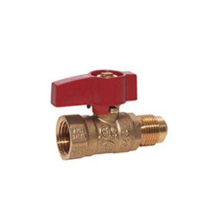1/2" FPT x 1/2" Flare LP/Natural Gas Ball Valve 600 PSI CWP 150 WSP