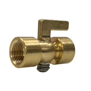Brass Stopcock Plug Valve 1/2 FPT Lever Handle