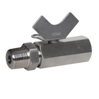 1/2" MPT x FPT 316SS Ball Valve w/Locking Handle 1000 PSI CWP 150 WSP