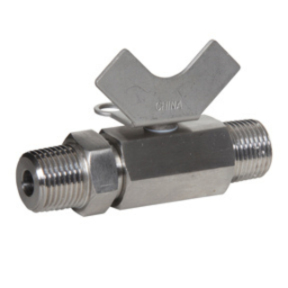 1/2" MPT 316SS Ball Valve w/Locking Handle 1000 PSI CWP 150 WSP