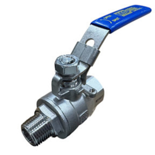 1/2 NPT M X F 316SS Ball Valve Lock Handle 2000 PSI CWP
