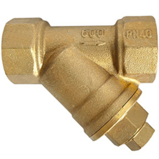 1" FPT Forged Brass Y Strainer 600 PSI CWP