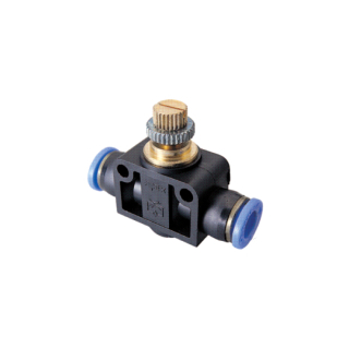 1/2" OD Tube - Straight Union - Push to Connect Speed Controller