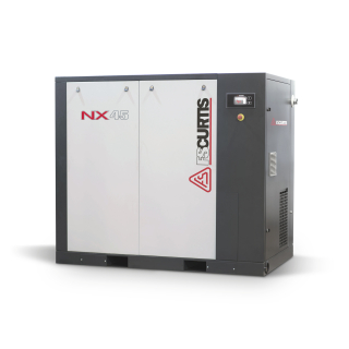 125 HP - 456.5-117.5 Variable CFM - 460/3 Voltage - NXV Base Mounted - Rotary Screw Air Compressor