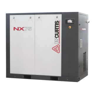 100 HP - 450.8-119.7 Variable CFM - 460/3 Voltage - NXV Base Mounted - Rotary Screw Air Compressor