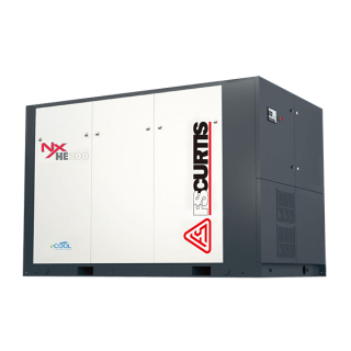 350 HP - 1707.9 CFM - 460/3 Voltage - NXHE Fixed Speed Base Mounted - Rotary Screw Air Compressor