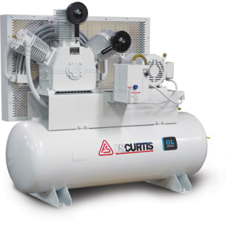 10 HP - 35.6 CFM - 460/3 Voltage - 120 Gallon Tank - Horizontal - OL Series - Reciprocating Air Compressor