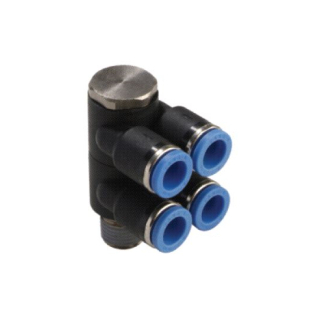 Male Double Twin Banjo Connector