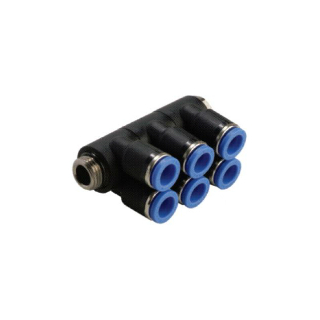 Male Triple Twin Banjo Connectors