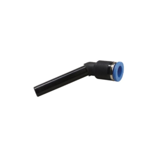 1/2" Stem x OD Tube - Extended 45 Elbow Plug In Adaptor - Push to Connect Fitting