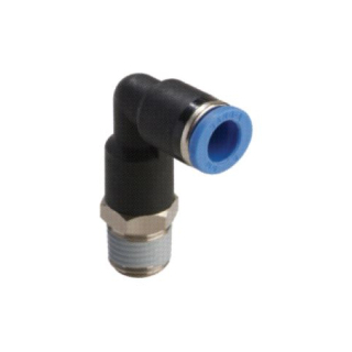 Male Extended Elbow Connector (Plastic)