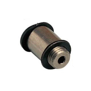 1/4" OD Tube x 1/16" NPT - Male Straight Round Connector - Push to Connect Fitting (Compact)
