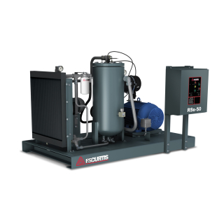 20 HP - 76 CFM - 460/3 Voltage - RSB Open Base Mounted - Rotary Screw Air Compressor